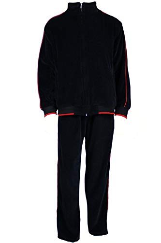Black W/ Red Piping