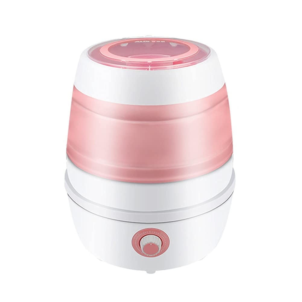 Portable Mini Folding Clothes Washing Machine - Compact Automatic Washer for Home, Travel & Camping - Perfect for Underwear, Socks & Small Laundry - Foldable & Removable Bucket Design