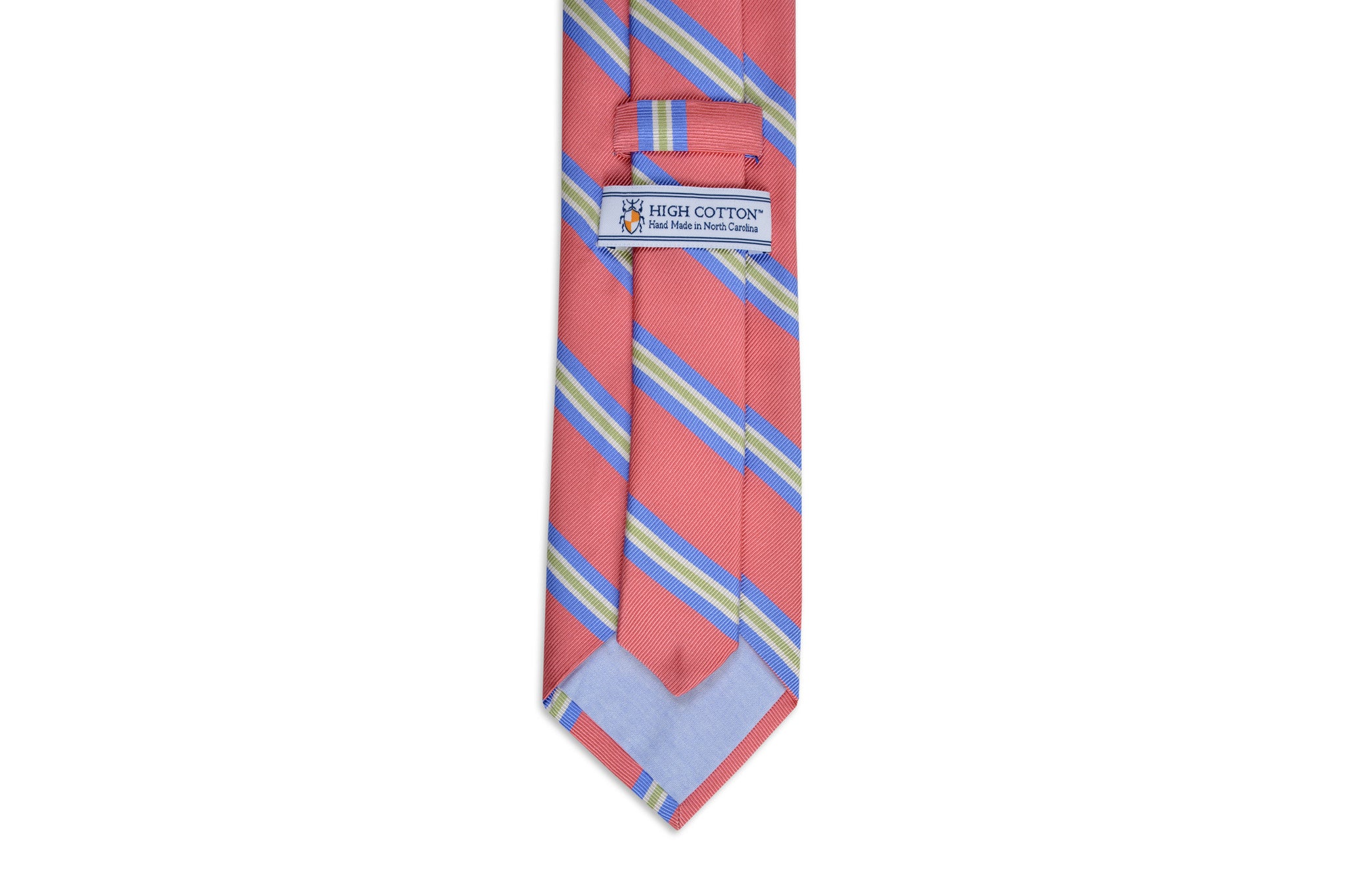 Stylish Coral Harbor Stripe Necktie for Men - Perfect for Business Meetings, Weddings & Formal Events