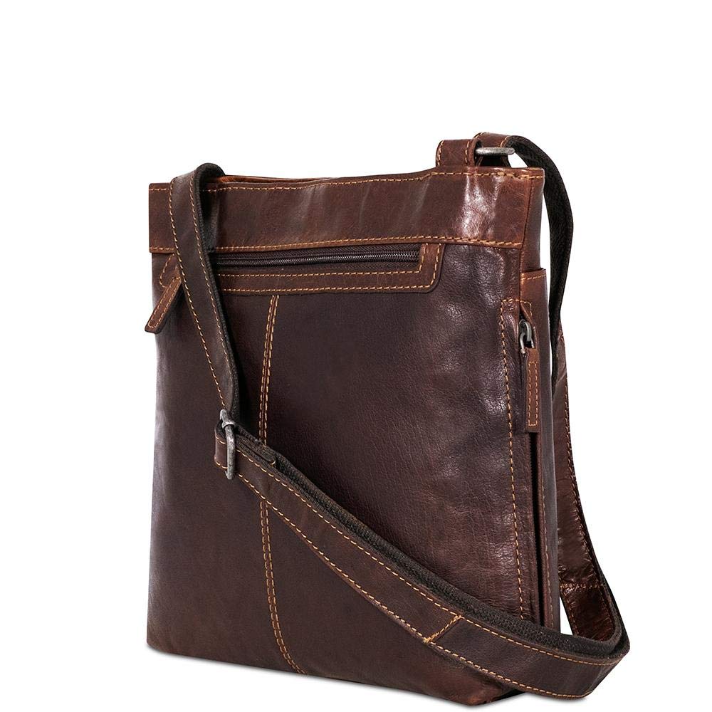 Voyager Small Zippered Crossbody Bag #7880 - Stylish & Secure Hands-Free Purse for Women, Travel, Shopping & Everyday Use