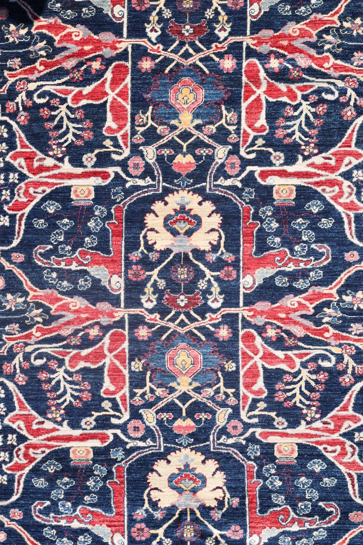 Handwoven Arabesque Bijar Tribal Rug J74911 - Authentic Persian Design for Living Room, Bedroom & Home Decor