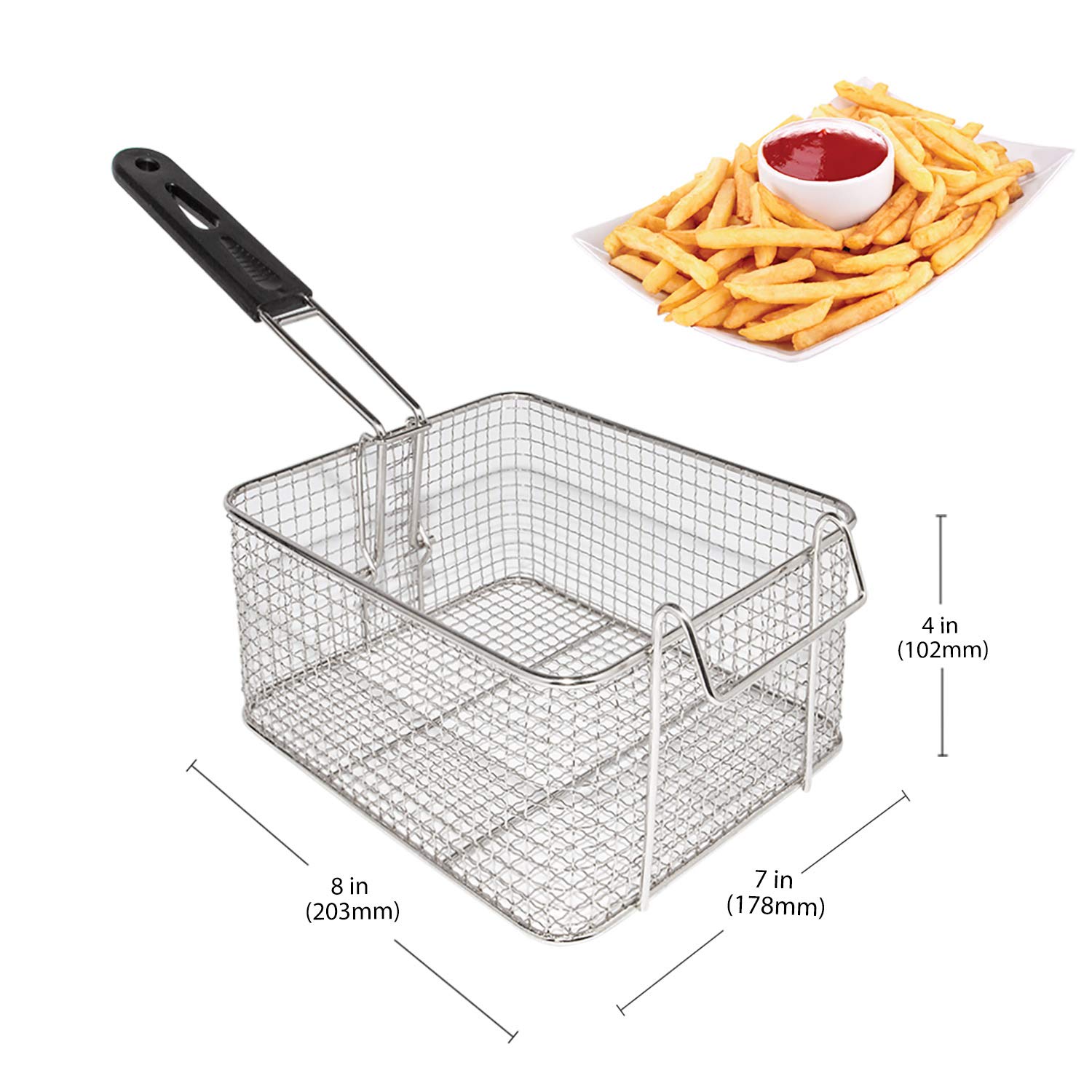ALDKitchen Electric Deep Fryer - 6L 1-Basket & 12L 2-Basket Options | Commercial & Home Use for Chicken, French Fries, Onion Rings & More