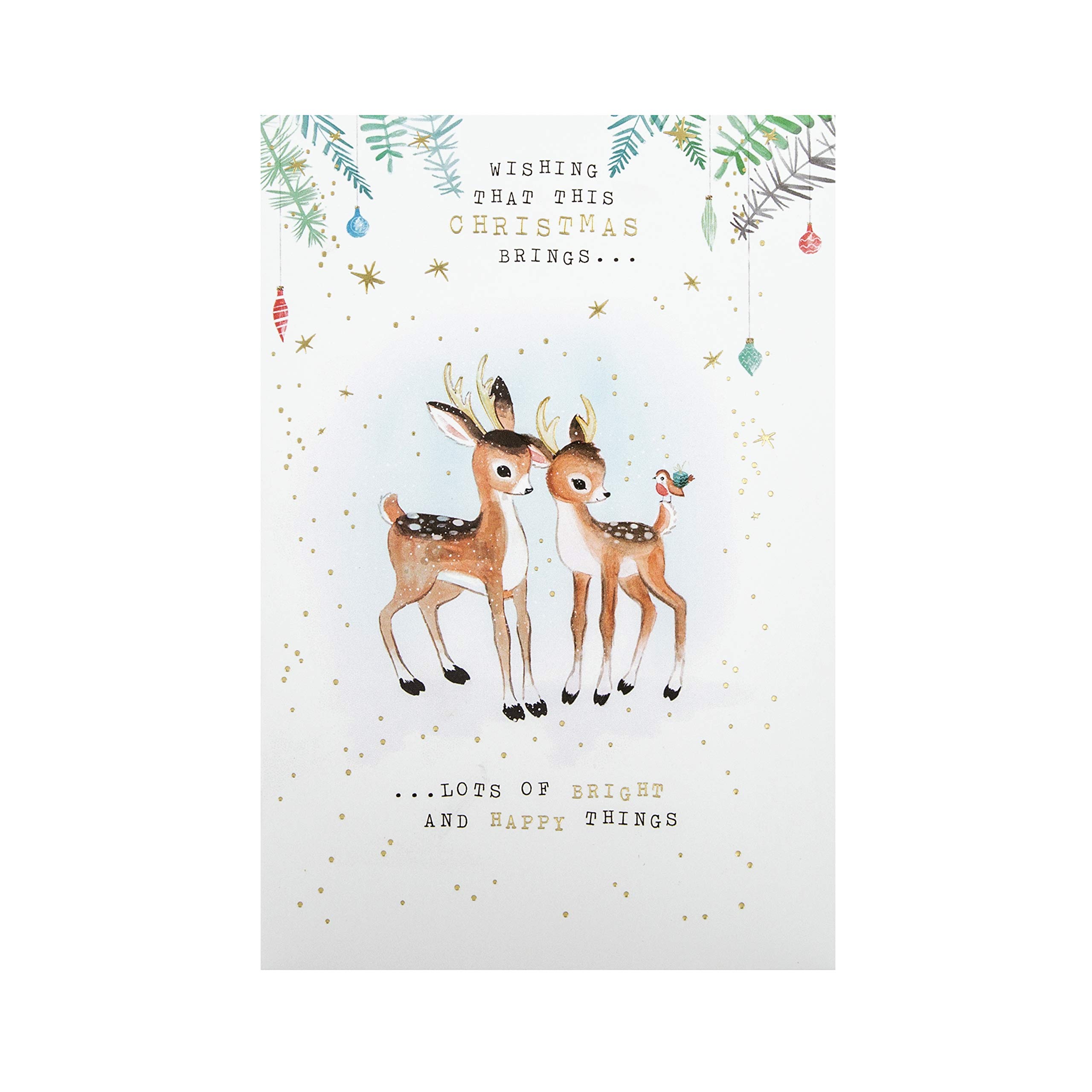 Hallmark Cute Characters Boxed Charity Christmas Cards - 12 Cards in 2 Vintage Designs for Holiday Greetings & Gift Giving