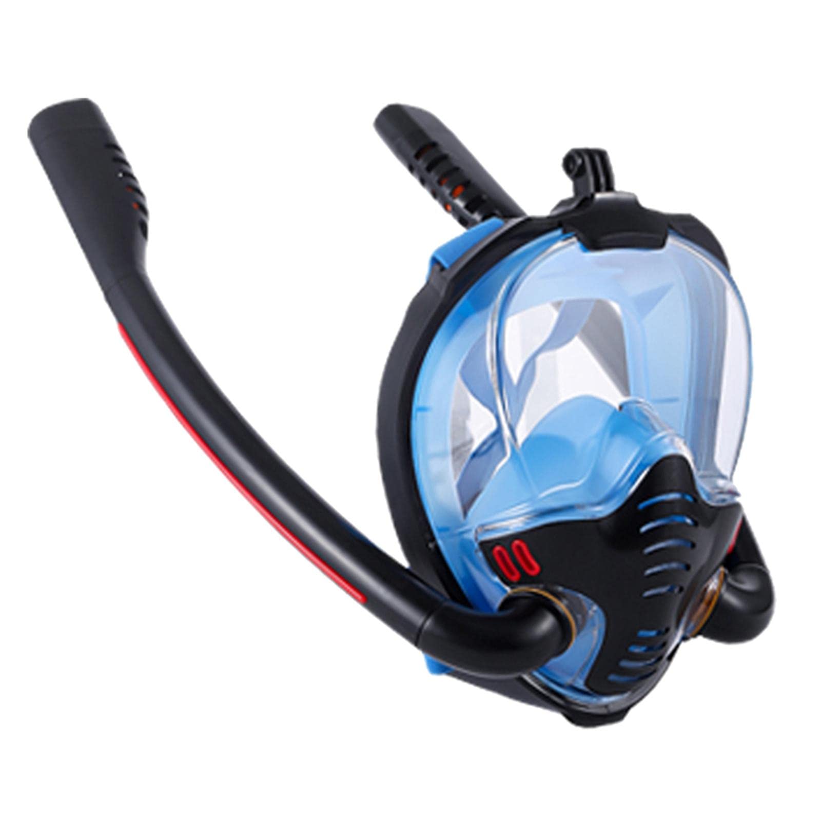 LOSA Full Face Snorkel Mask - 180° Panoramic View, Anti-Fog & Leak-Proof Design for Adults - Perfect for Scuba Diving, Snorkeling, and Underwater Exploration in Ocean, Pool, or Beach Vacations