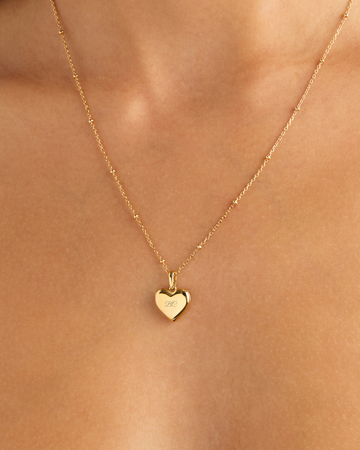 14K Solid Gold Heart Diamond Lotus Locket Pendant Necklace for Women - Elegant Jewelry Gift for Valentine's Day, Anniversary & Special Occasions
