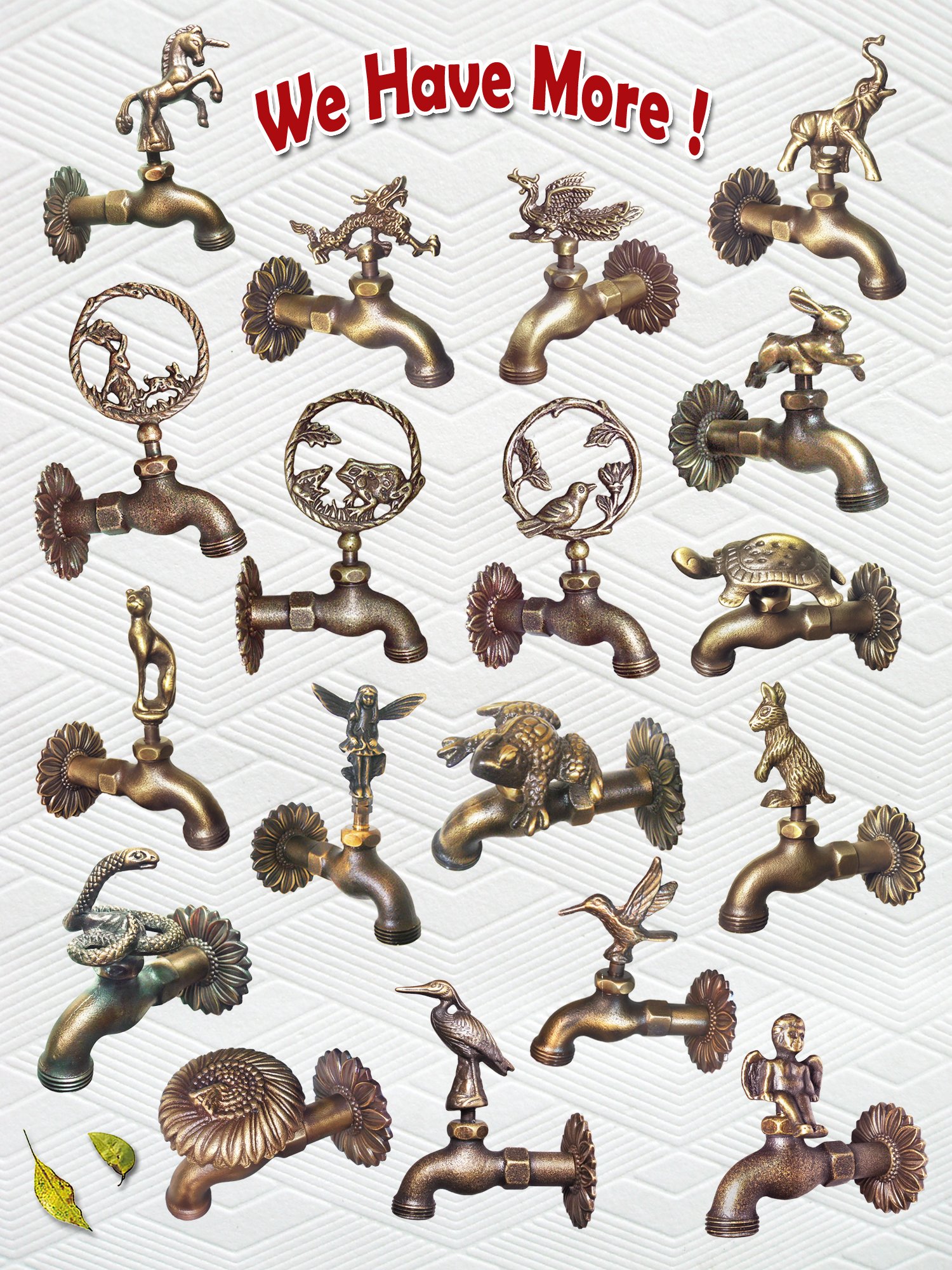 Solid Brass Dragonfly Faucet - Vintage Bathroom Sink Faucet with Unique Dragonfly Design - Perfect for Farmhouse, Cottage & Victorian Style Bathrooms