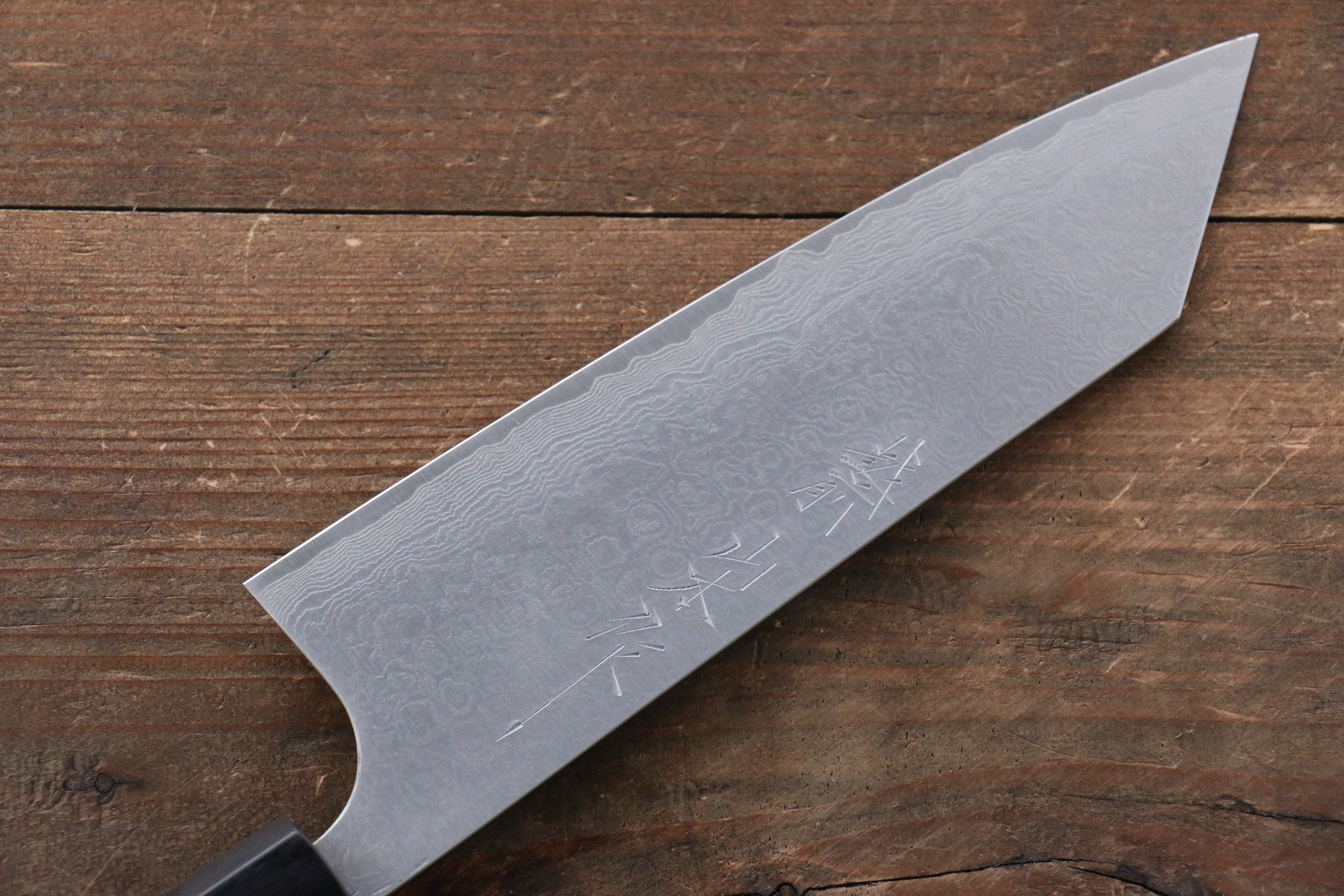 Nao Yamamoto VG10 Black Damascus Bunka Knife 165mm with Walnut Handle - Japanese Kitchen Knife for Slicing, Dicing, and Precision Cutting - Perfect for Home Chefs and Professional Kitchens