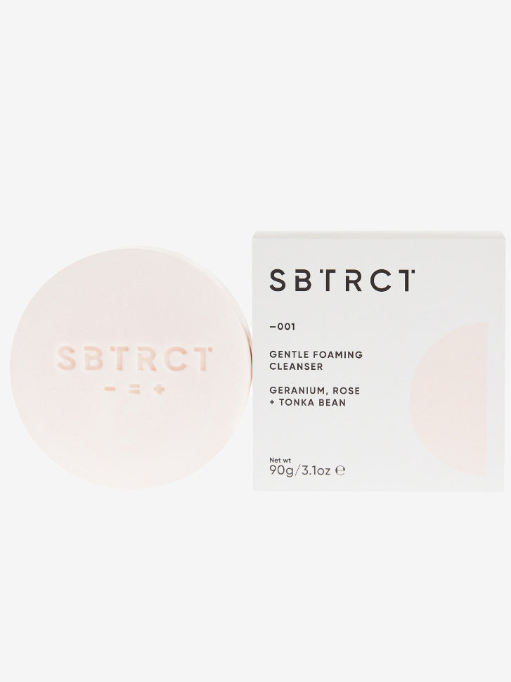 SBTRCT Gentle Foaming Cleanser Refill - Vegan, Cruelty-Free Face Wash for Sensitive Skin | Daily Skincare Routine, Travel-Friendly Eco Refill Pack