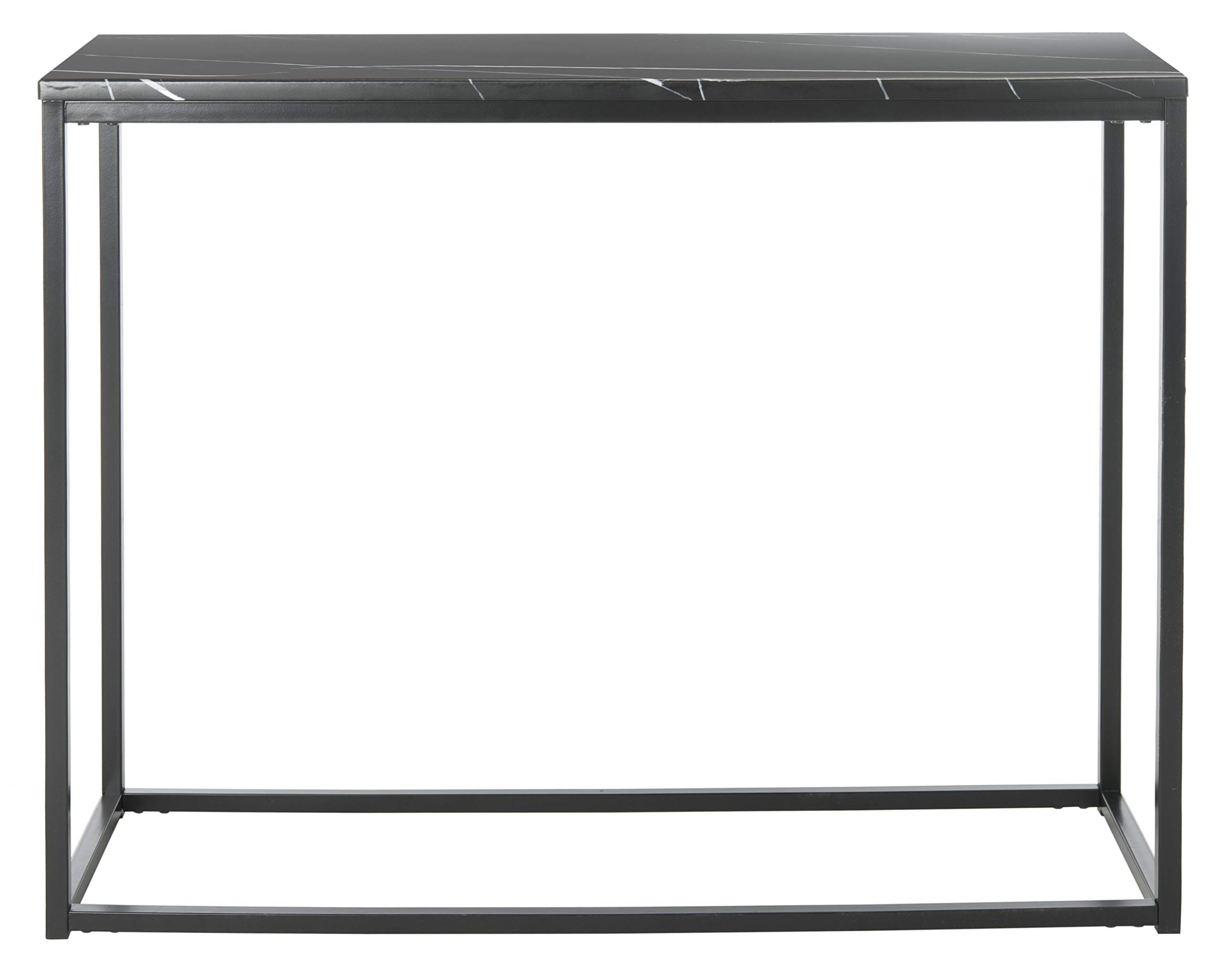 Safavieh Baize White & Grey Console Table - Modern Entryway Table for Hallway, Living Room & Foyer Decor