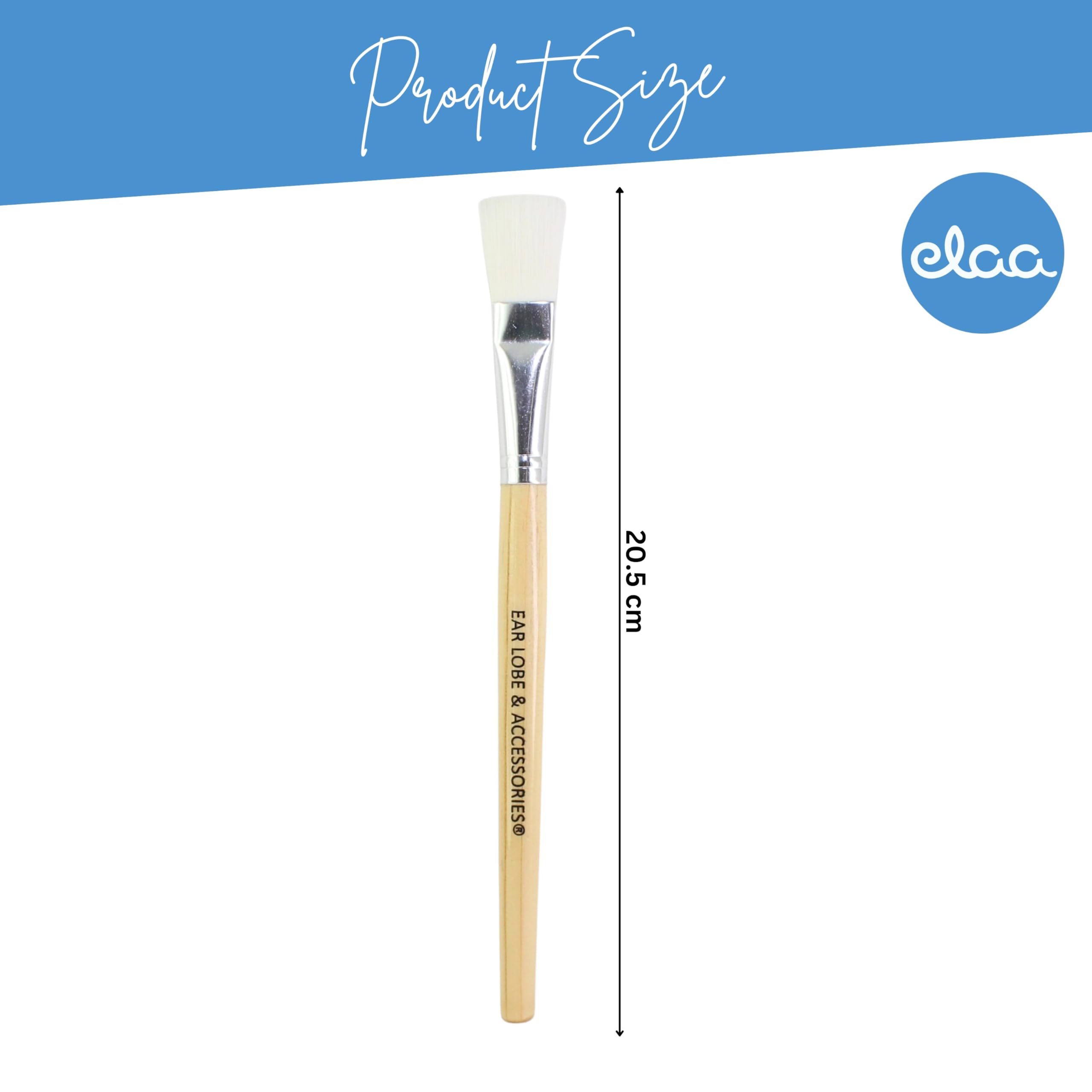 Professional Face Pack Brush for Ear Lobe & Skin Care - 2 Pack Set for Spa, Salon & Home Facial Treatments
