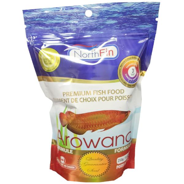 NorthFin Premium Arowana Fish Food - High Protein Pellets for Large Tropical Fish - Ideal for Arowana, Oscar, and Other Carnivorous Fish - Perfect for Aquarium & Pond Feeding