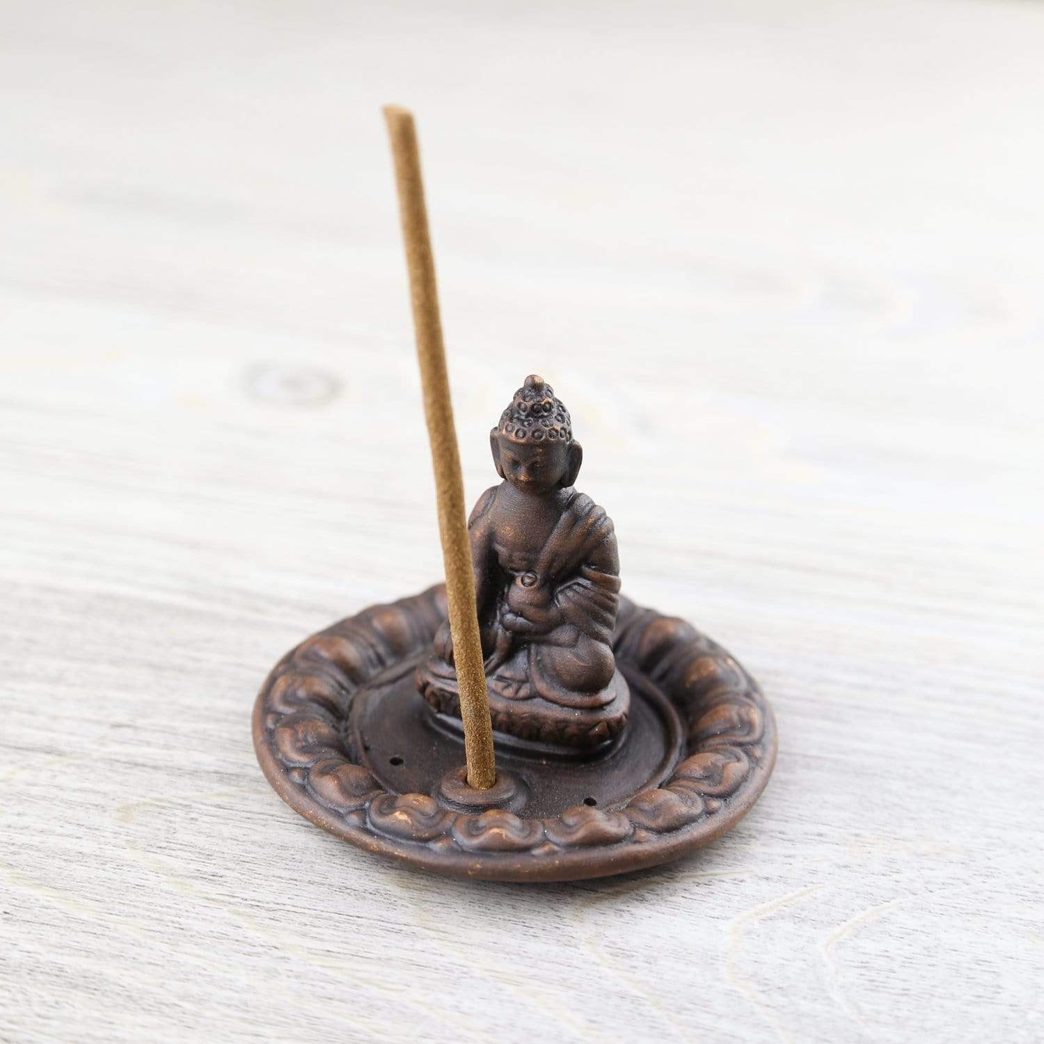 Healing Buddha Incense Burner - Handcrafted Ceramic Aromatherapy Diffuser for Meditation, Yoga & Relaxation | Perfect for Home, Office & Spiritual Spaces