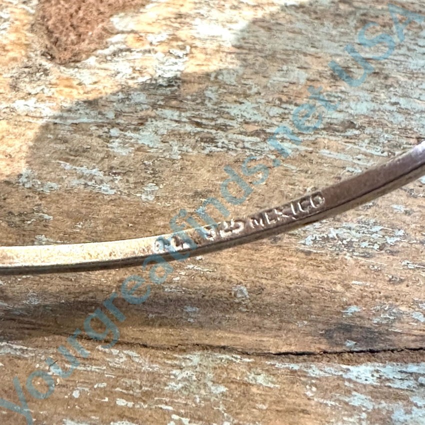 Authentic Sterling Silver Knot Bangle Bracelet - Handcrafted Mexican Jewelry - Perfect for Gifts, Weddings & Boho Fashion