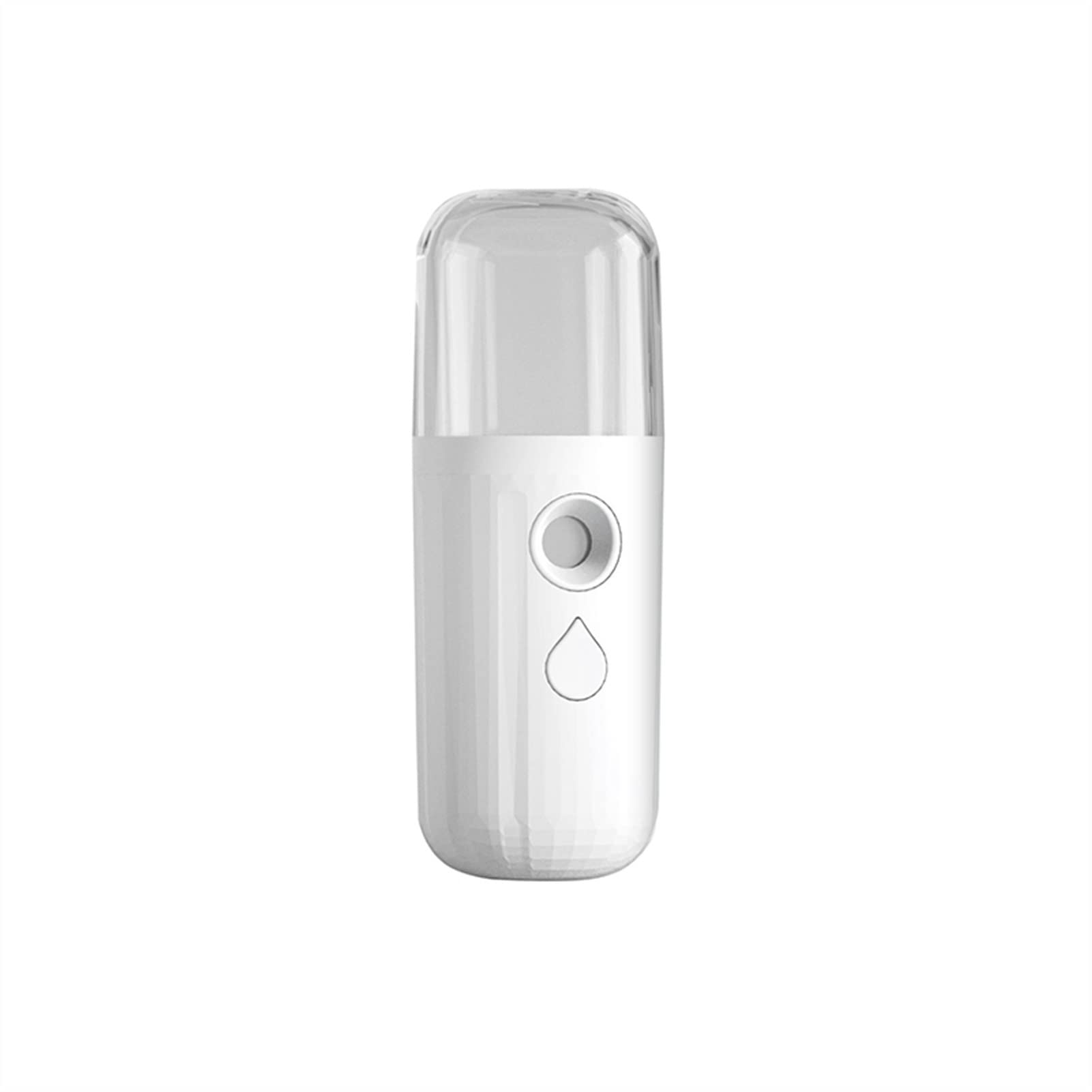 HEYUANPIUS Mini Facial Steamer - Portable USB Rechargeable Face Steamer & Humidifier for Skin Care & Moisturizing | Handy Mist Sprayer for Home Spa, Travel & Daily Skincare Routine (White)