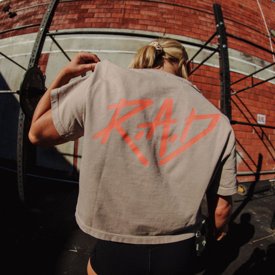 Sketch Crop Dust Orange - Trendy Women's Casual T-Shirt for Streetwear & Everyday Outfits | Perfect for Summer, Travel & Urban Fashion
