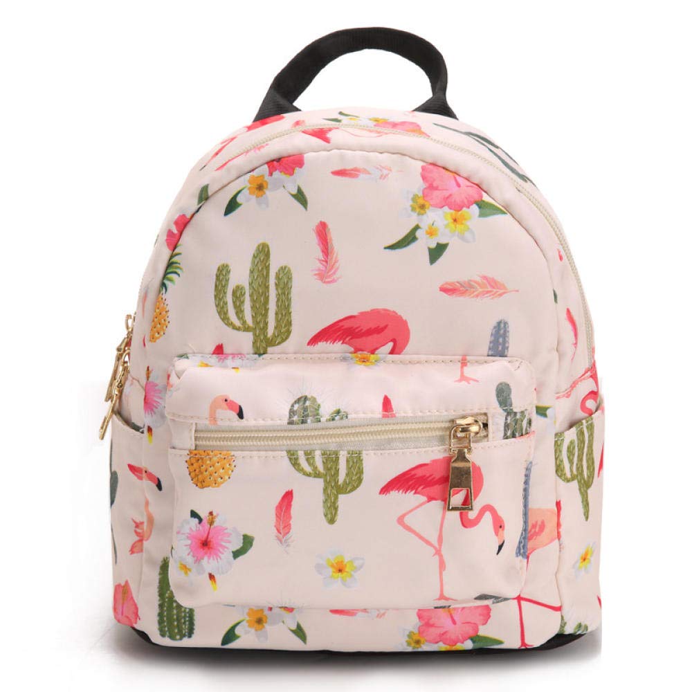 Unicorn Flamingo Cactus Print Casual Backpack for Women - Stylish Laptop Bag for College, Work & Travel | Trendy Daypack for School, Office & Outdoor Adventures
