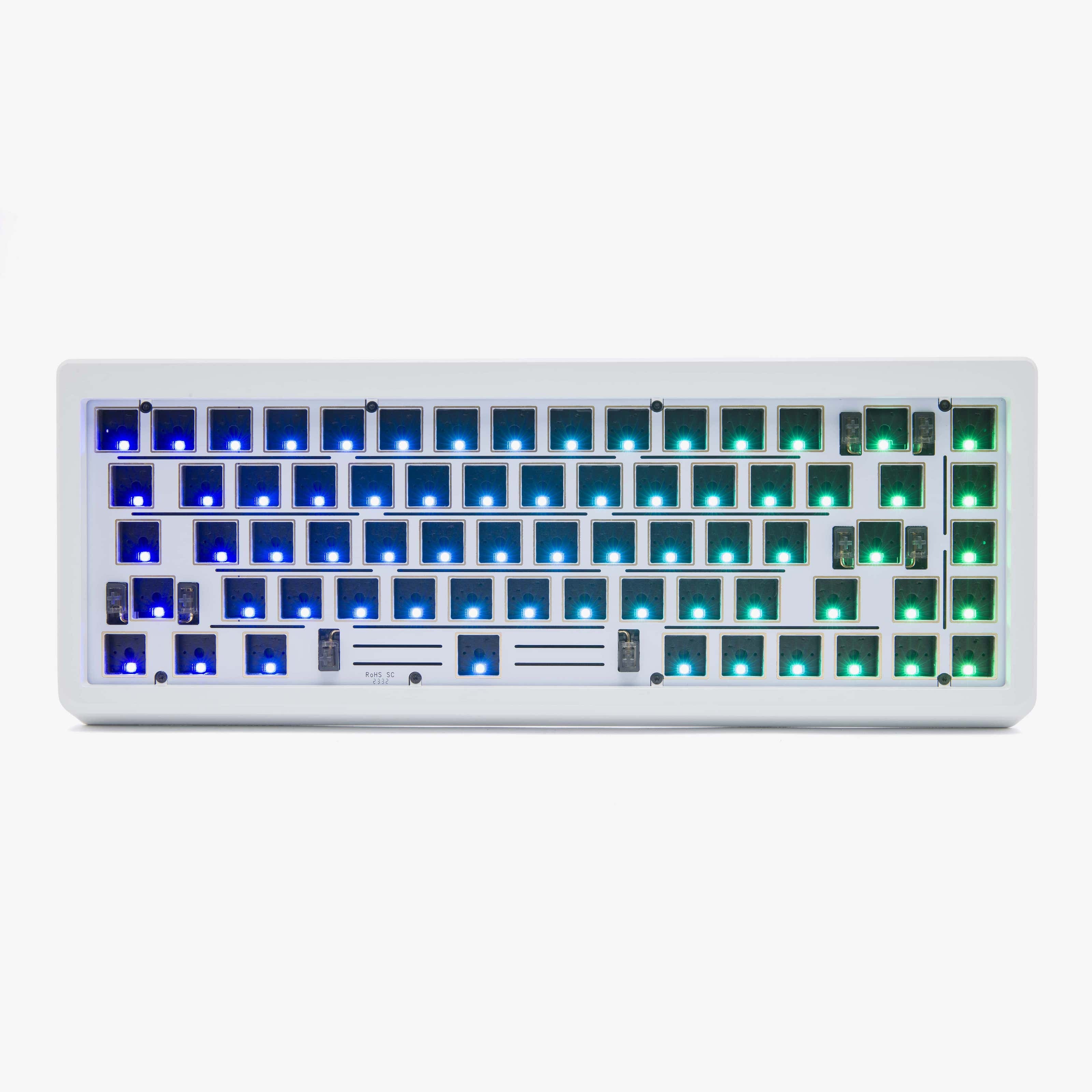 Higround Summit 2.0 65% Barebone Mechanical Keyboard Kit - White | Compact Gaming & Typing Keyboard for PC, Mac, Office & Home Use