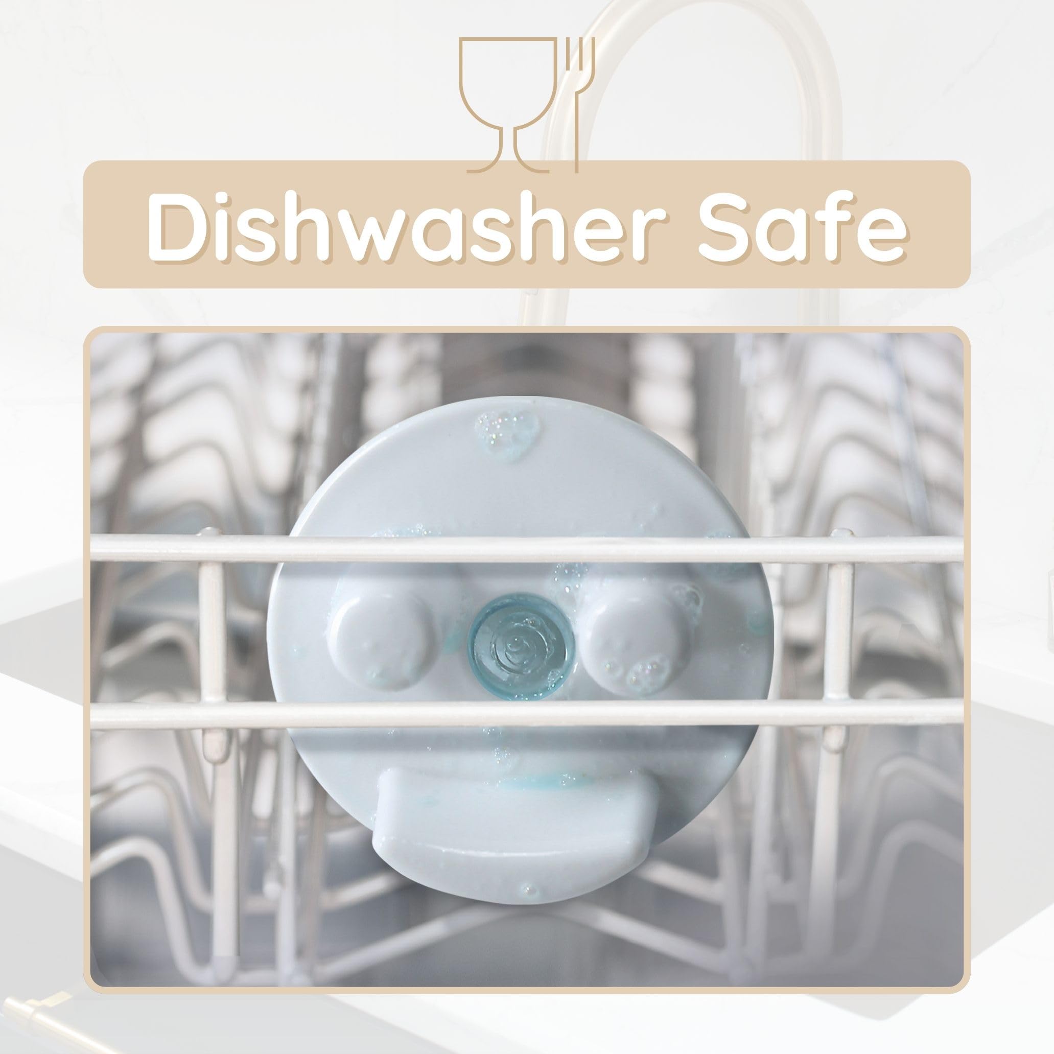 The Daddy Caddy - 2 Pack White Kitchen Sink Sponge Holder with Strong Suction Cup - Smiley Face Organizer for Sponges & Scrubbers - Keeps Countertops Clean & Dry - Perfect for Kitchen, Bathroom, and Office Sink Organization