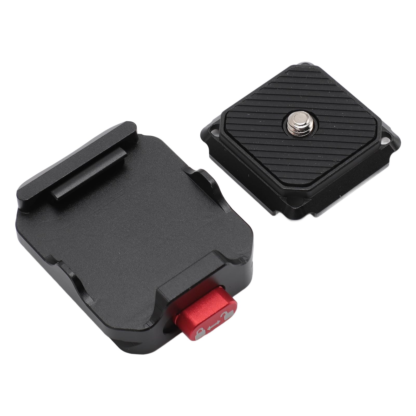 Quick Release Plate for DSLR Cameras - Aluminum Camera Mount Adapter for Tripods, Stabilizers & Ball Heads - Secure & Durable for Photography & Videography