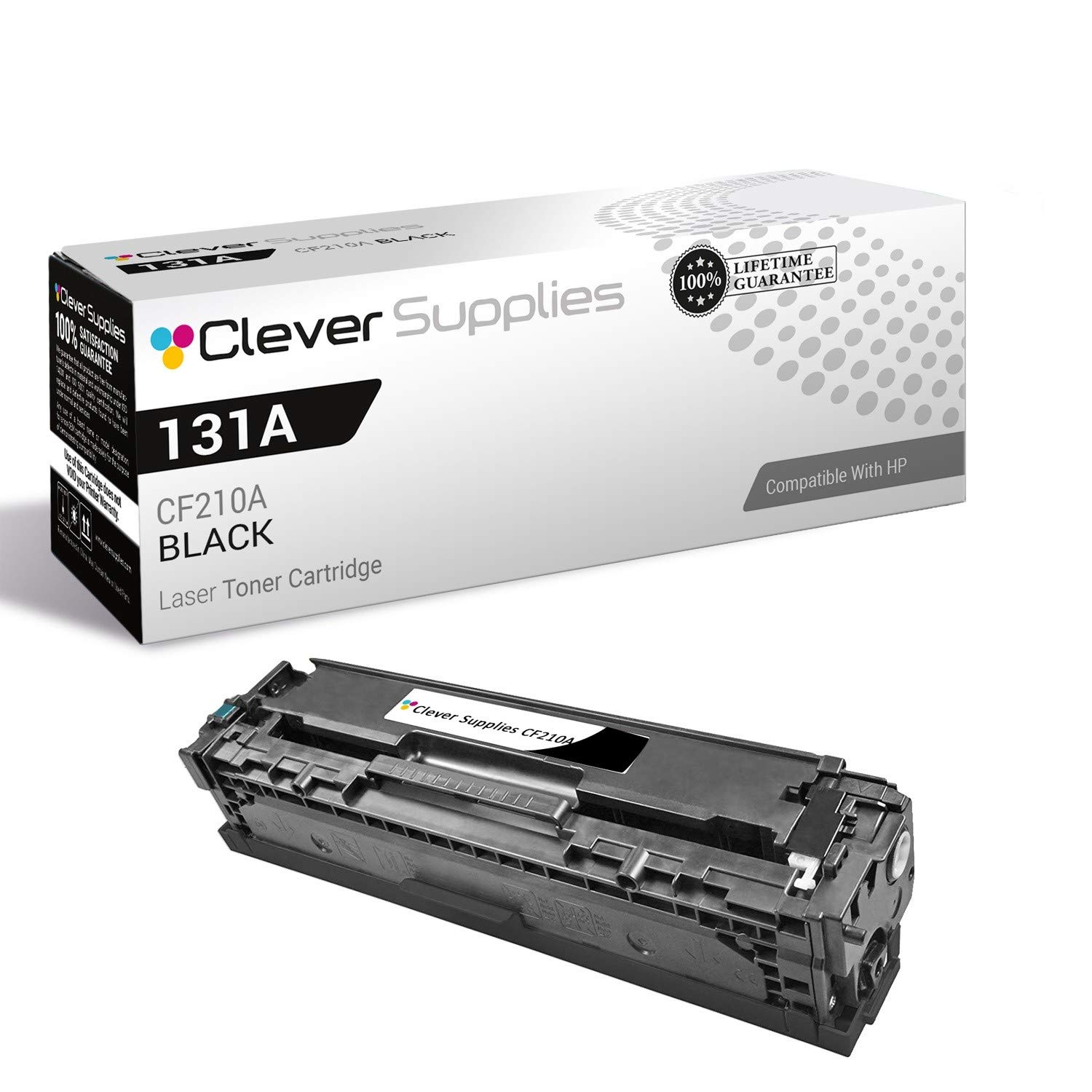 HP 131A CF210A Compatible Black Toner Cartridge Replacement for HP Color Pro 200 M251NW M276NW Printers - High Yield, Reliable Printing for Home & Office Use