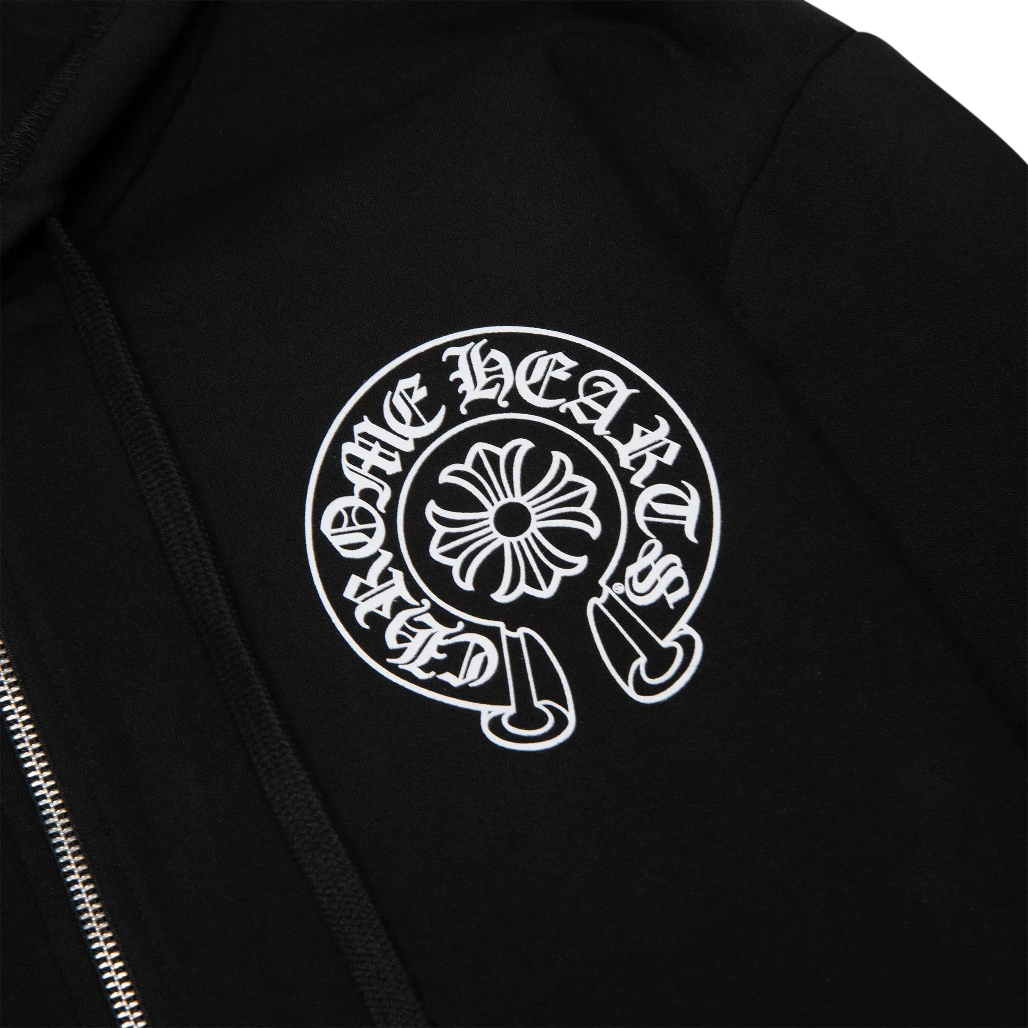 Chrome Hearts Manchester Exclusive Horse Shoe Zip Up Black Hoodie - Stylish Streetwear for Men & Women | Perfect for Casual Outfits, Urban Fashion & Night Out