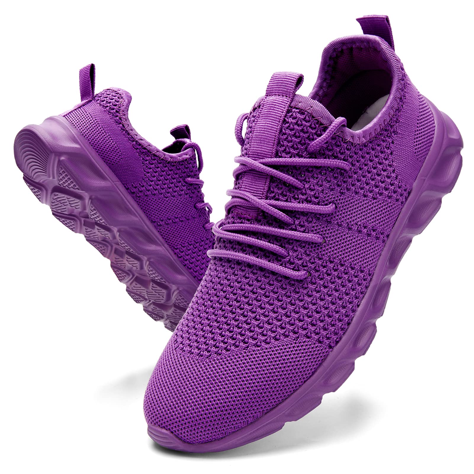 Damyuan Women's Walking Shoes - Lightweight Tennis Sneakers for Running, Casual Lace Up Athletic Shoes - Perfect for Gym, Workout, Jogging & Daily Wear