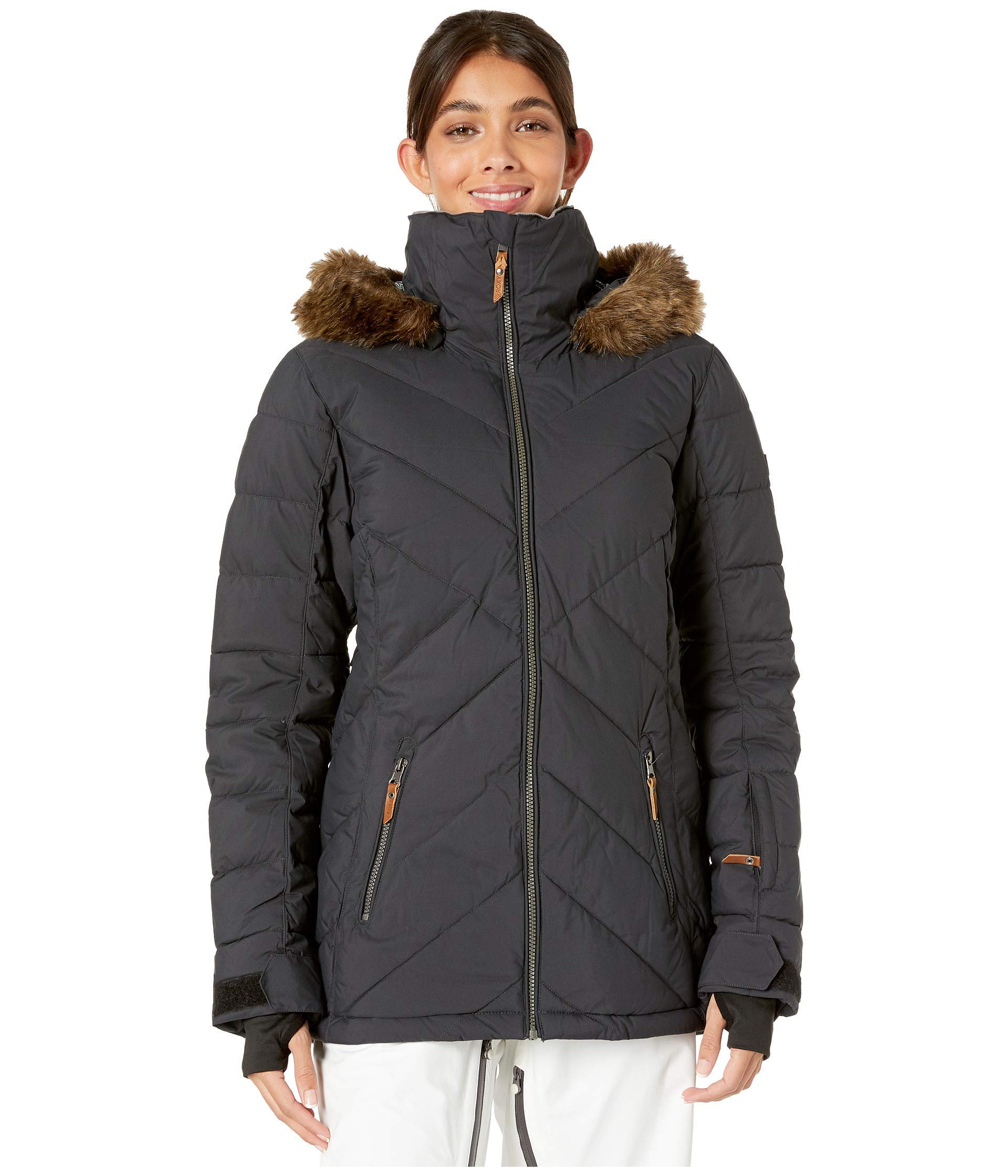 Roxy Women's Quinn Jacket - Waterproof Windbreaker for Hiking, Running & Outdoor Activities | Lightweight & Breathable Rain Jacket for Women