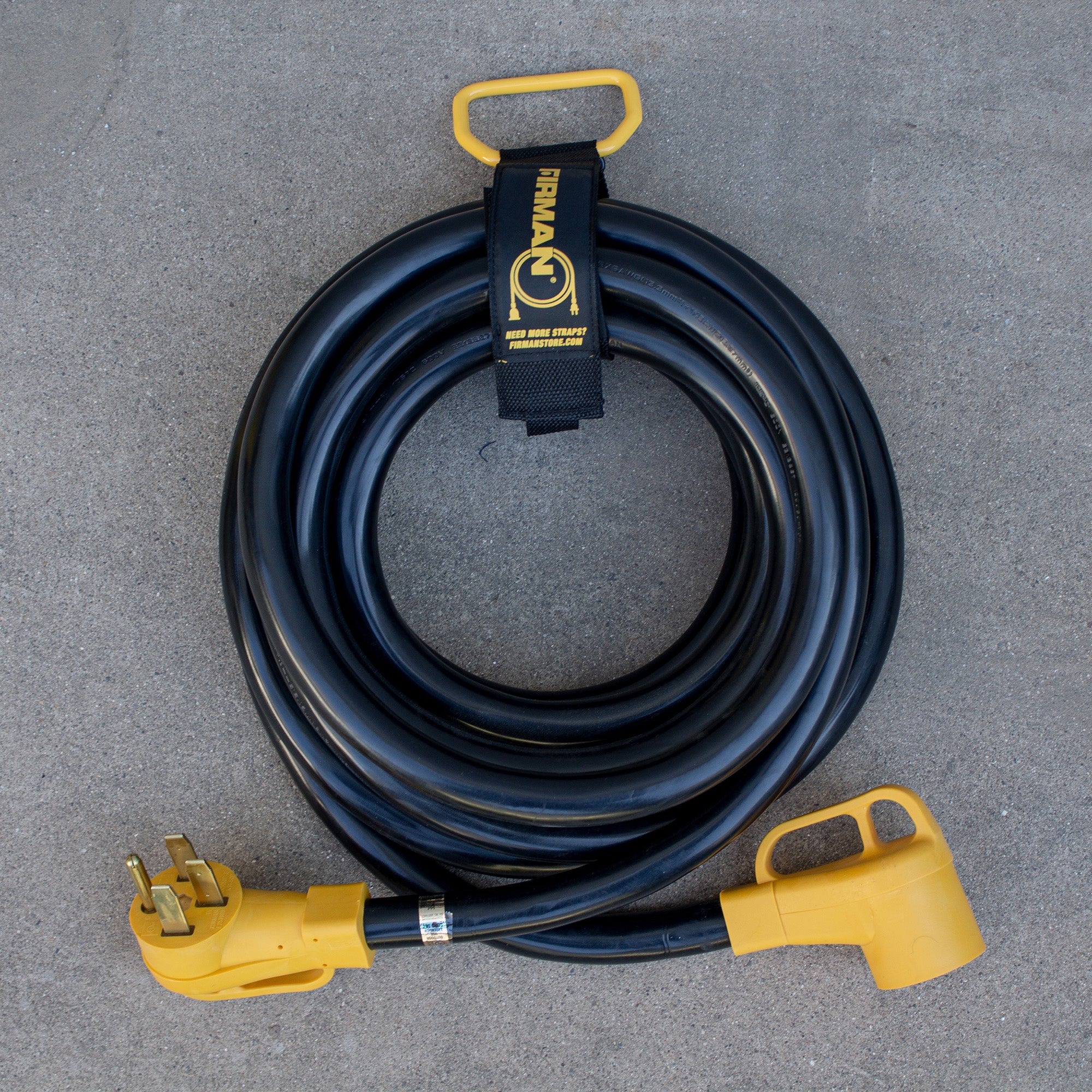 Heavy Duty 14-50P to 14-50R 25-Foot Extension Power Cord for RV, EV Charging & Outdoor Appliances