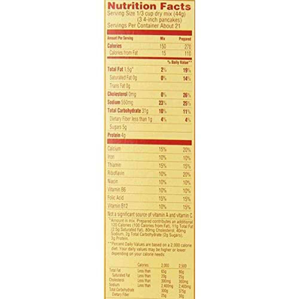 Hungry Jack Original Pancake & Waffle Mix 32 oz - Easy Breakfast Solution for Family & Kids - Perfect for Weekend Brunches & Quick Morning Meals