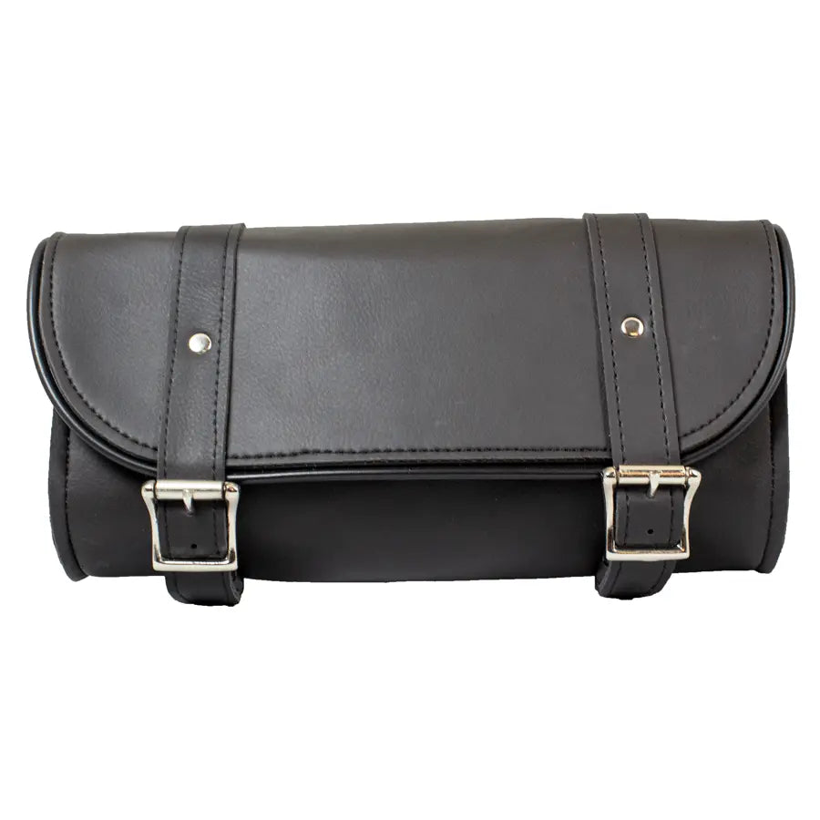 Premium Open Road Leather Motorcycle Tool Bag - Durable & Waterproof for Bikers - Perfect for Road Trips, Commuting & Motorcycle Maintenance