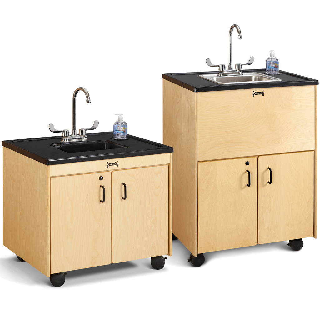 Jonti Craft Clean Hands Helper 1373JC - Kids Hand Washing Station for Classrooms & Daycares - Perfect for Preschool Hygiene & Montessori Learning Activities