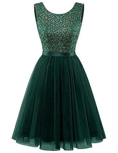 Tulle Sequin Darkgreen