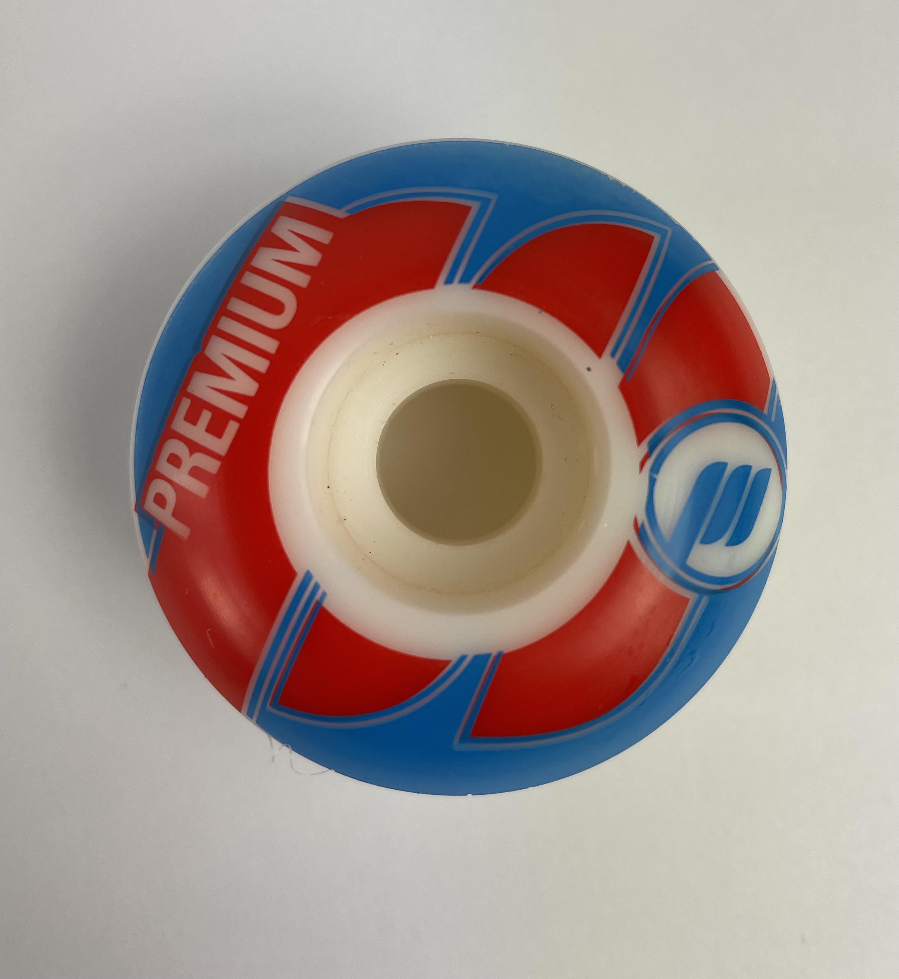 Premium Team Double Radius Wheels 100A 53mm - High-Performance Skateboard Wheels for Smooth Rides on Streets and Parks