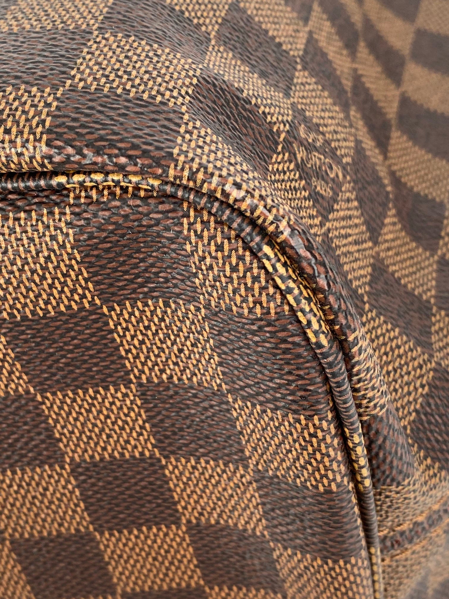 Authentic Louis Vuitton Damier Ebene Neverfull MM Tote Bag - Luxury Designer Handbag for Women, Perfect for Work, Travel & Everyday Use