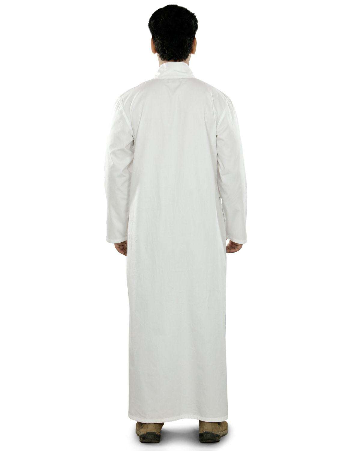 Elegant White Anis Galabiya Dress for Women - Perfect for Eid, Weddings & Special Occasions