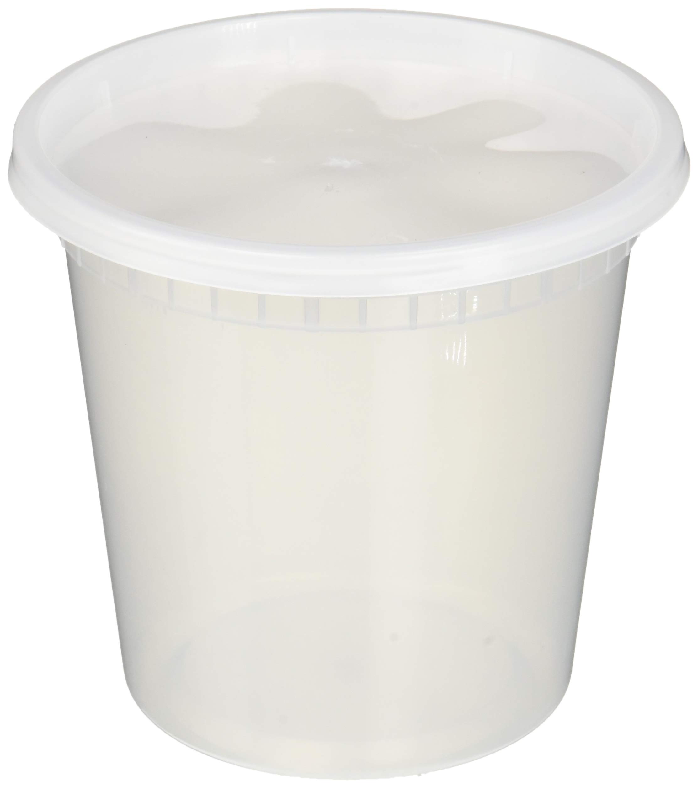 24-Pack 25oz BPA-Free Plastic Food Storage Containers with Airtight Lids - Microwave, Freezer & Dishwasher Safe - Heavy Duty Meal Prep Containers for Leftovers, Lunches & Bulk Food Storage