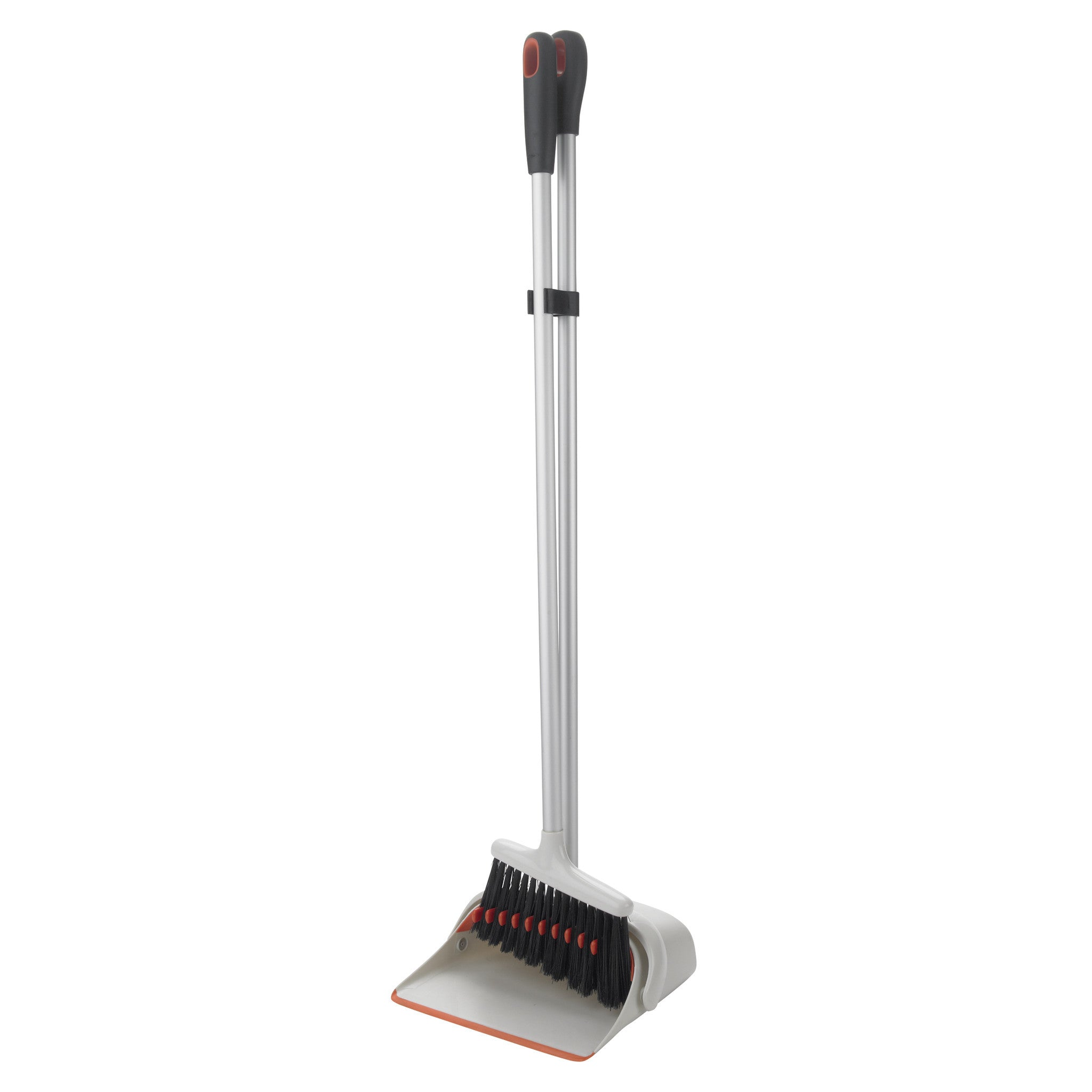 OXO Upright Sweep Set - Compact Broom and Dustpan Combo for Easy Cleaning | Ideal for Kitchens, Hardwood Floors & Tight Spaces