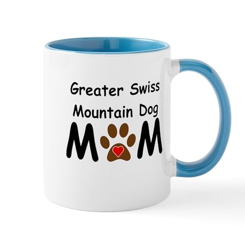 White/Blue Inside - Greater Swiss Mountain Dog Mom Mug