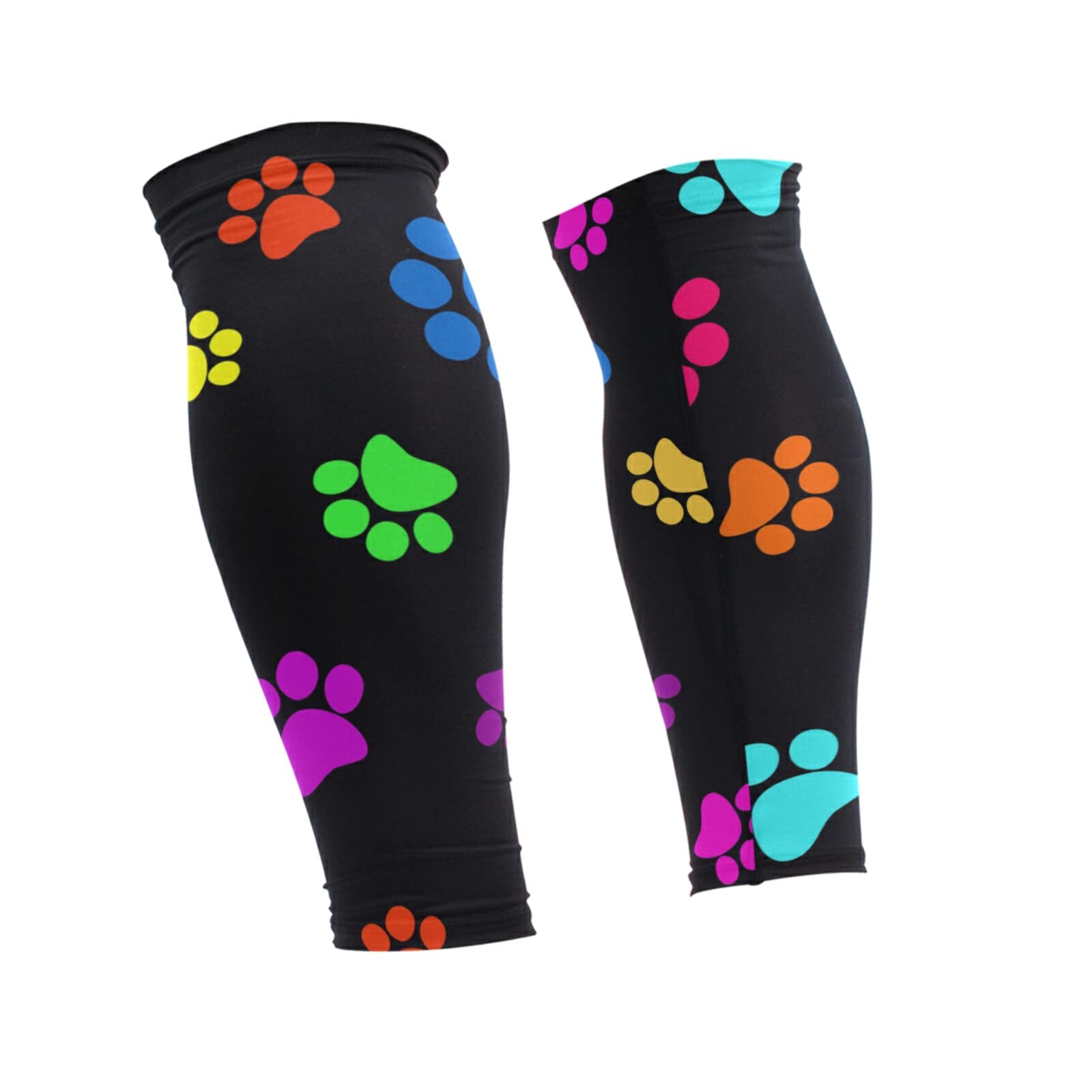 Oyihfvs 1 Pair Knee Compression Sleeves - Breathable Non-Slip Leg Guards for Running, Workout & Sports Recovery - Knee Support for Men & Women