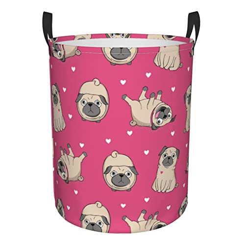 Pink Pug Dogs