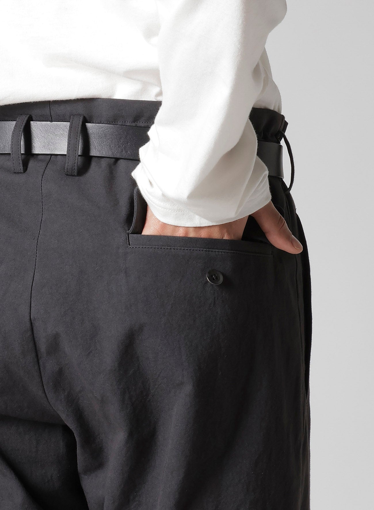 Slim Fit Poplin Pants with Tab Detail - Stylish & Comfortable for Casual Wear, Office & Travel