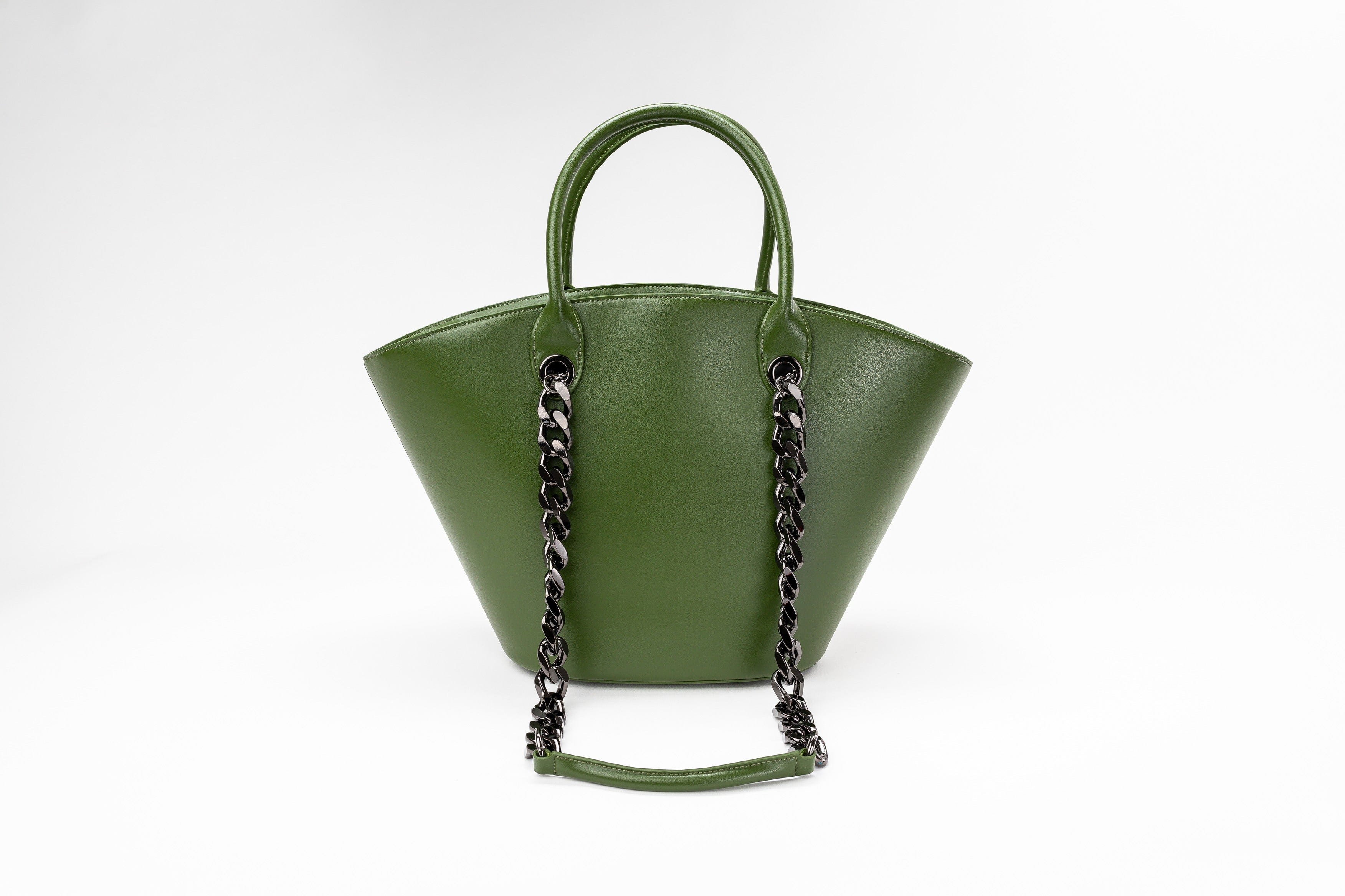 Seva Vegan Cactus Leather Tote Bag for Women | Eco-Friendly Green Helen Handbag | Perfect for Work, Travel & Everyday Use