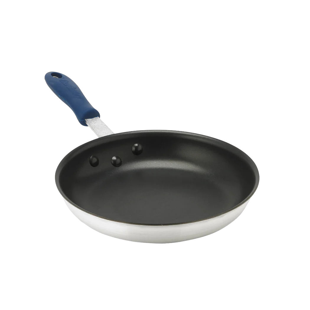 Browne Eclipse 8-Inch Nonstick Fry Pan with Heat-Resistant Blue Handle - Perfect for Sauteing, Frying & Omelets | Induction Compatible Cookware for Home Kitchen