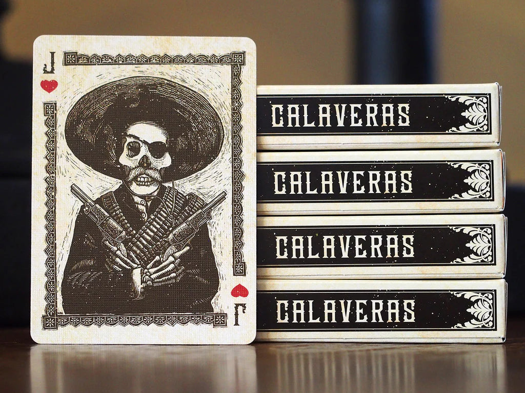 Premium Calaveras Playing Cards - Unique Skull-Themed Deck for Poker, Magic Tricks & Collectors | Perfect for Game Nights, Gifts & Halloween Parties