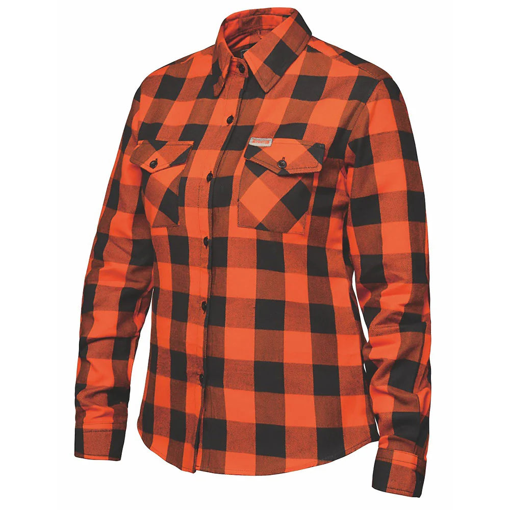 UNIQ Riding Gear Women's Flannel Shirt - 6 Color Options for Casual Wear, Outdoor Adventures & Horseback Riding