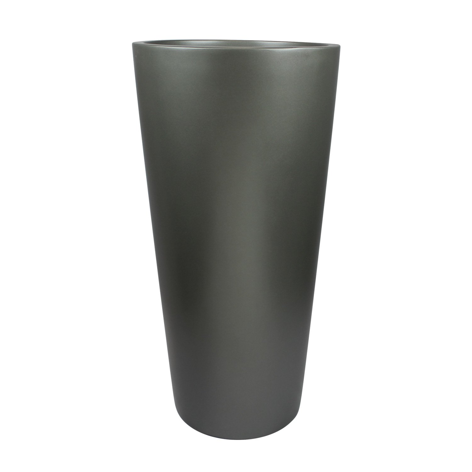Dublin Tall Round Cylinder Fiberglass Planter 15