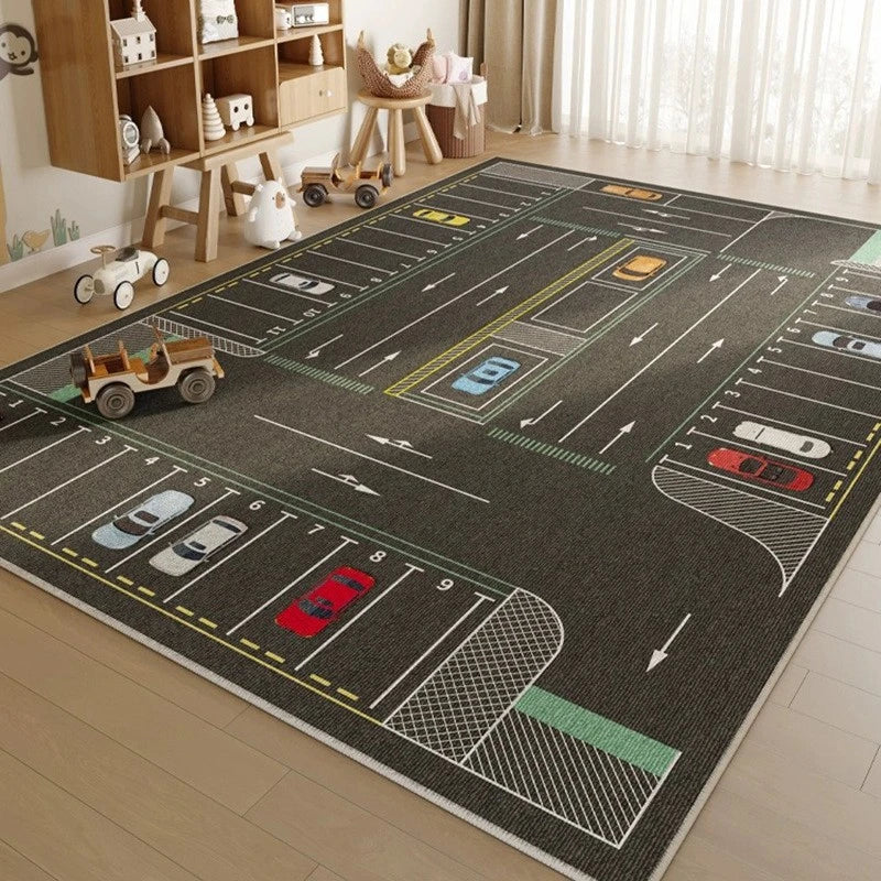 Siena PlayScape Waterproof & Spillproof Baby Nursery Rug - Soft Non-Slip Play Mat for Kids Room, Daycare & Toddler Play Area
