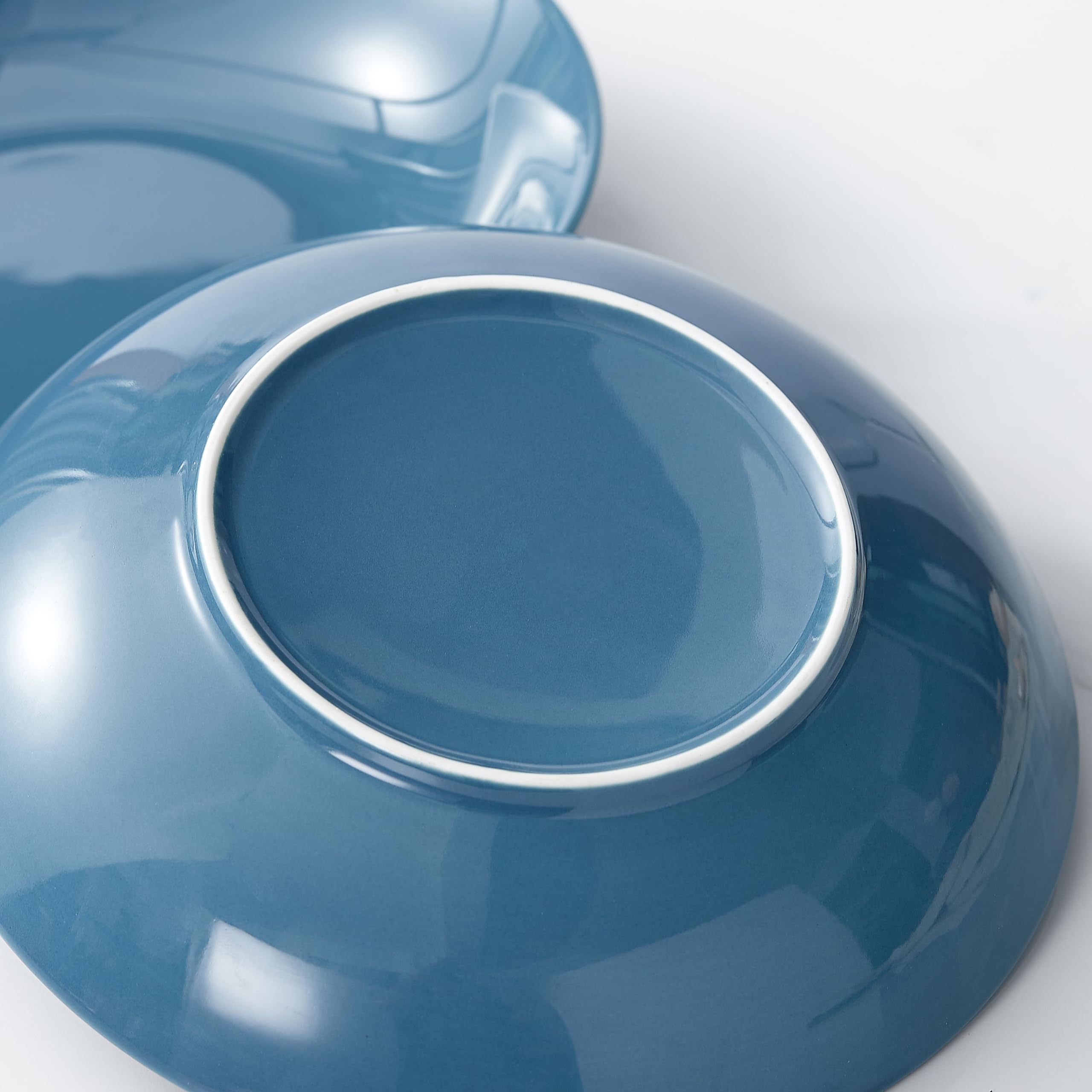 40oz Ceramic Pasta Bowls Set of 6 - 9