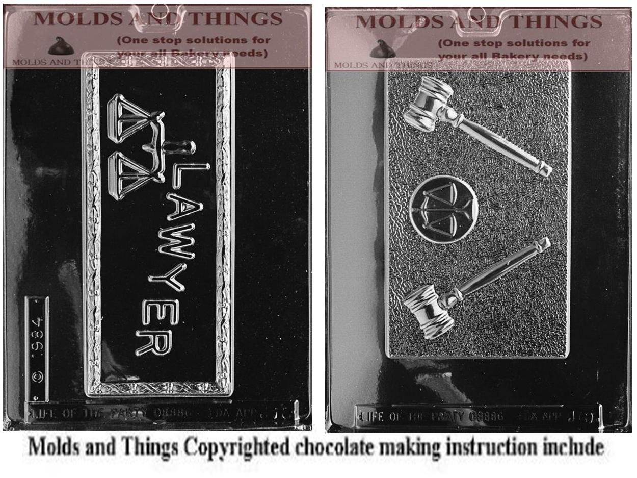 Lawyer Chocolate Mold - Candy Making Kit for DIY Gifts & Parties
