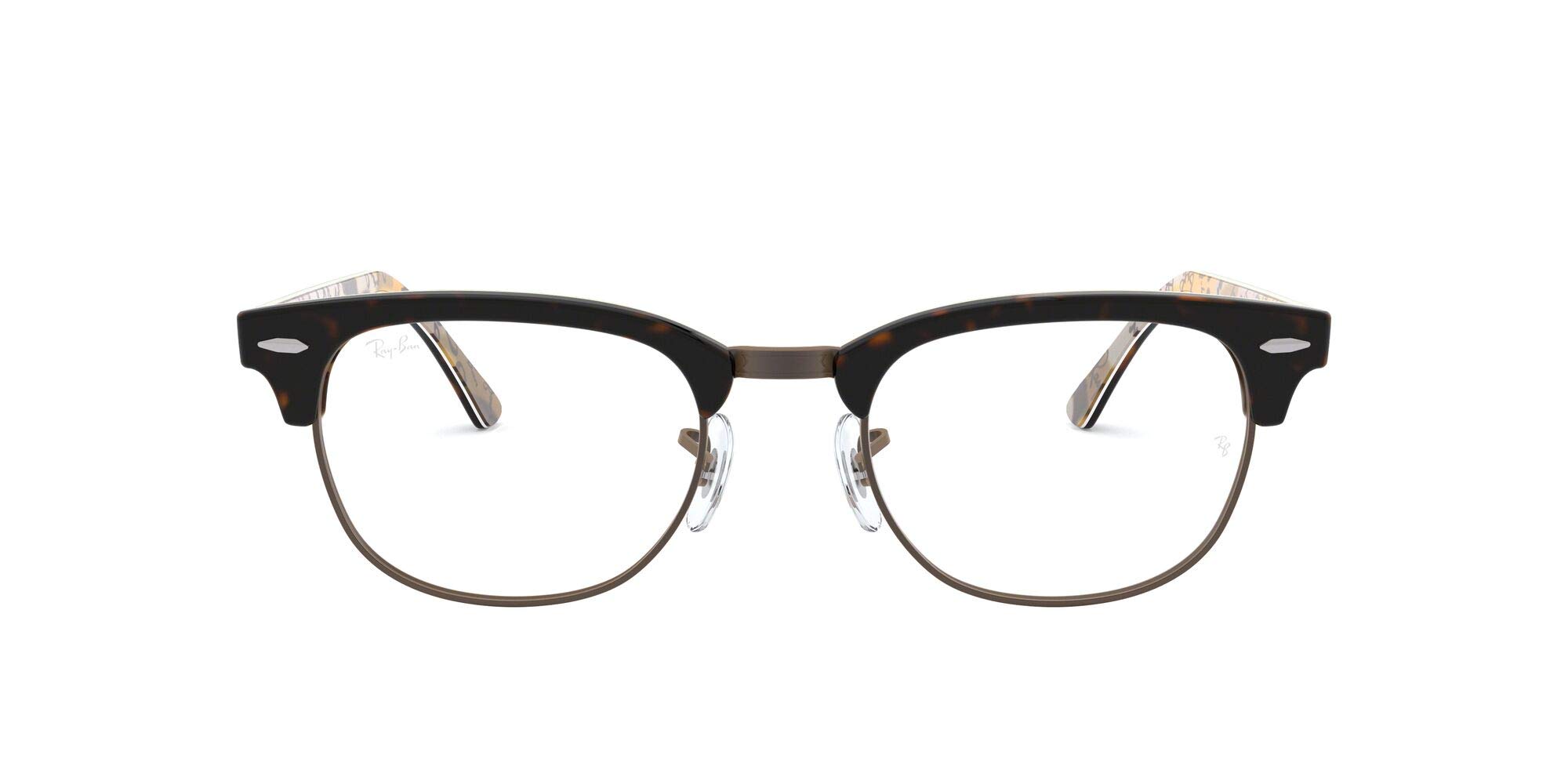 Ray-Ban Rx5154 Clubmaster Square Prescription Eyeglasses Frames – Classic Retro Style for Men & Women – Perfect for Reading, Work, and Everyday Wear